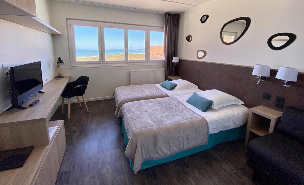 Hotel Club De La Plage Merville-Franceville-Plage Esterno foto