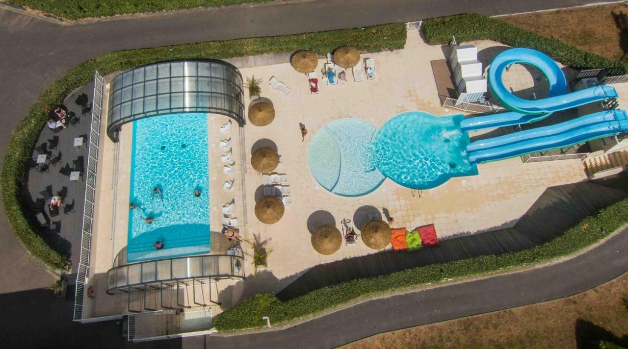 Hotel Club De La Plage Merville-Franceville-Plage Esterno foto